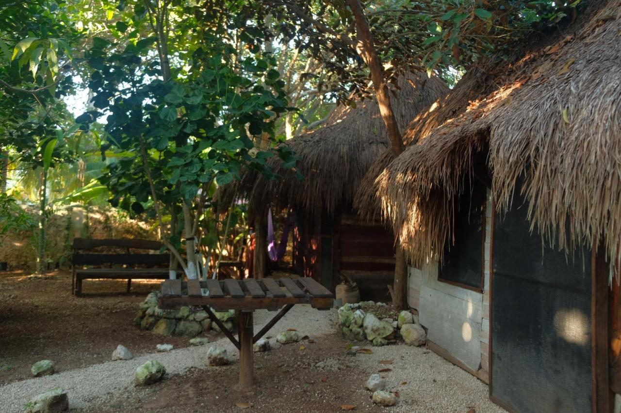 Near Lake Hostal Bacalar Eksteriør bilde